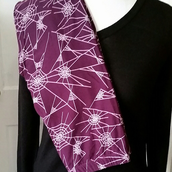 Plum Spiderweb Leggings - Picture 4 of 5